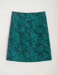 Pure Cotton Leaf Print A-Line Skirt offers at £29 in Marks & Spencer