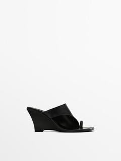 Heeled wedges - Limited Edition offers at £149 in Massimo Dutti