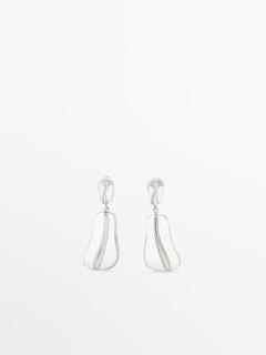 Earrings with piece detail - Limited Edition offers at £49.95 in Massimo Dutti
