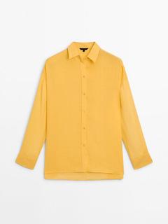 100% ramie oversize shirt offers at £69.95 in Massimo Dutti
