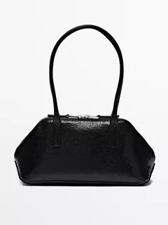 Long nappa leather bag offers at £249 in Massimo Dutti