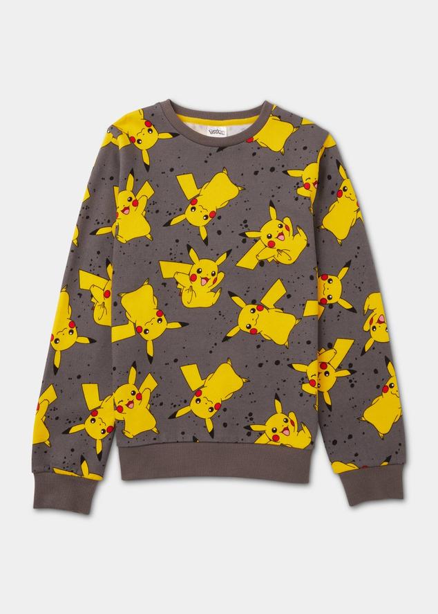 Kids Grey Pokémon Sweatshirt (5-12yrs) offers at £7 in Matalan