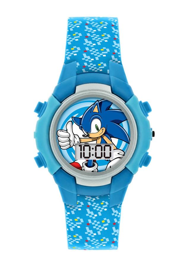 Kids Blue Sonic the Hedgehog Flashing Watch (One Size) offers at £9 in Matalan