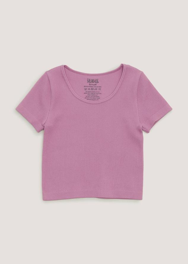 Girls Pink Seamless Top (7-15yrs) offers at £4 in Matalan