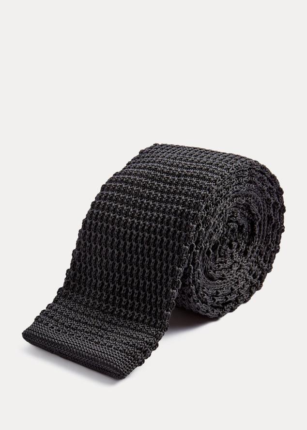 Taylor & Wright Black Knitted Tie offers at £4 in Matalan