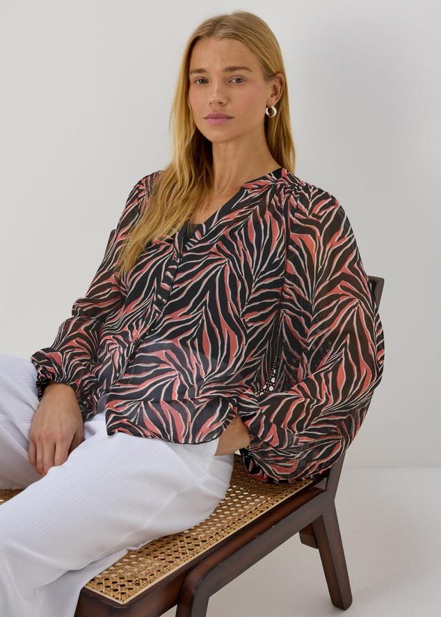 Multicoloured Animal Print Blouse offers at £7.5 in Matalan