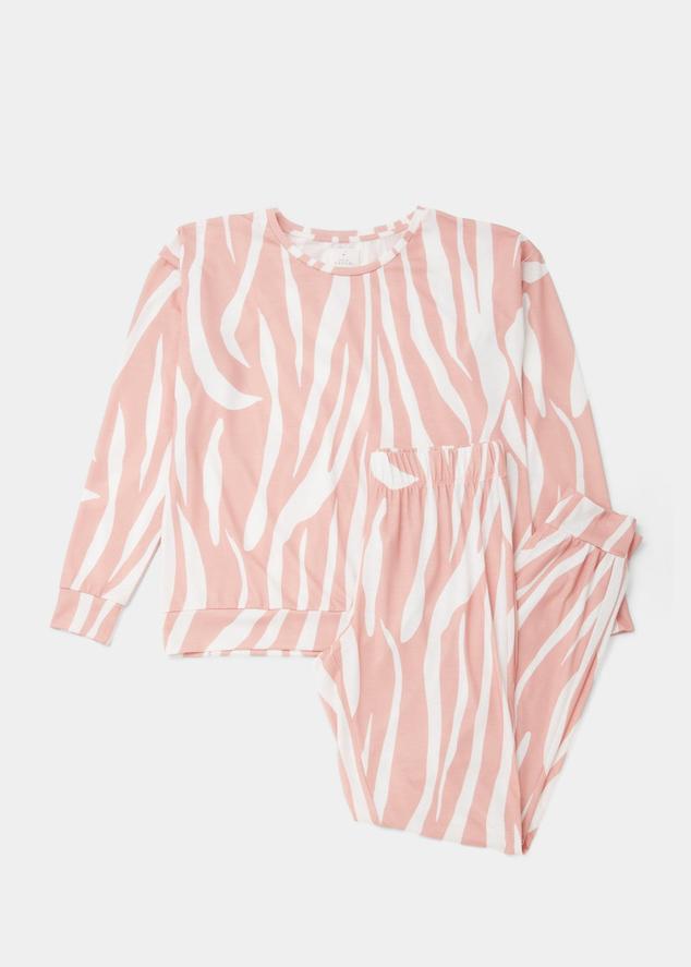 Pink Animal Print Pyjama Set offers at £10.5 in Matalan