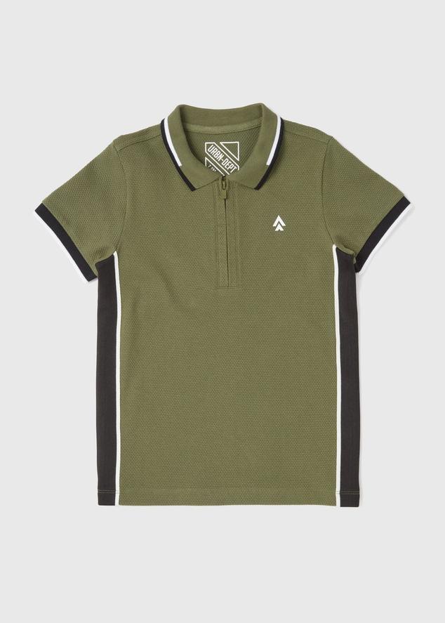 Boys Khaki Textured Polo (7-13yrs) offers at £4505 in Matalan