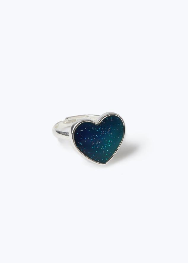 Silver Heart Mood Ring offers at £2 in Matalan