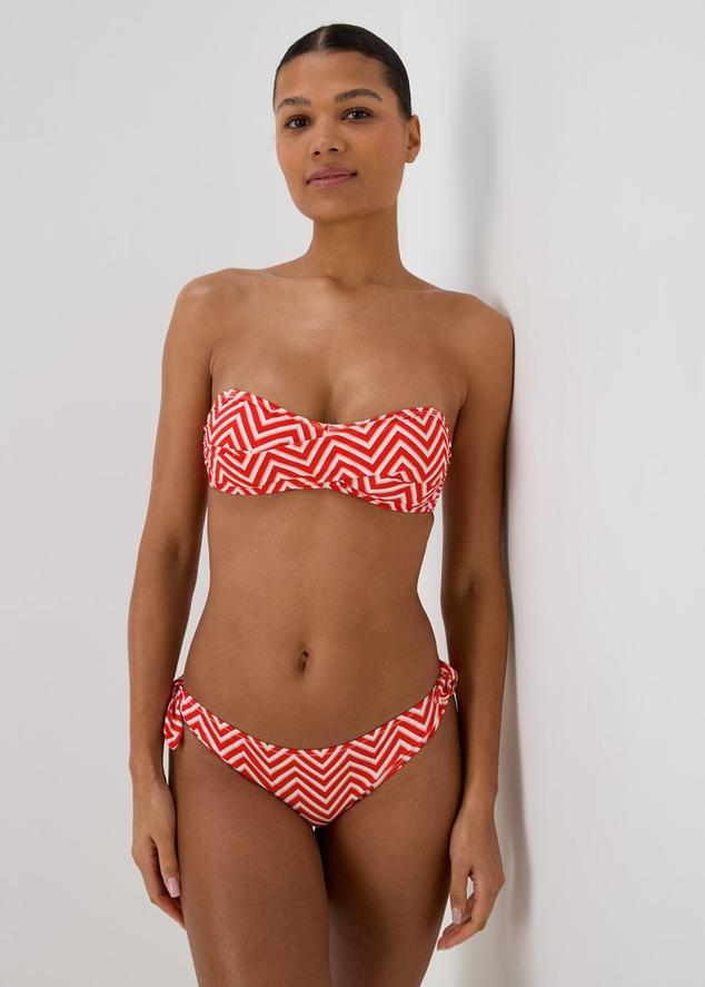 Orange Twist Stripe Bikini Bottoms offers at £4 in Matalan