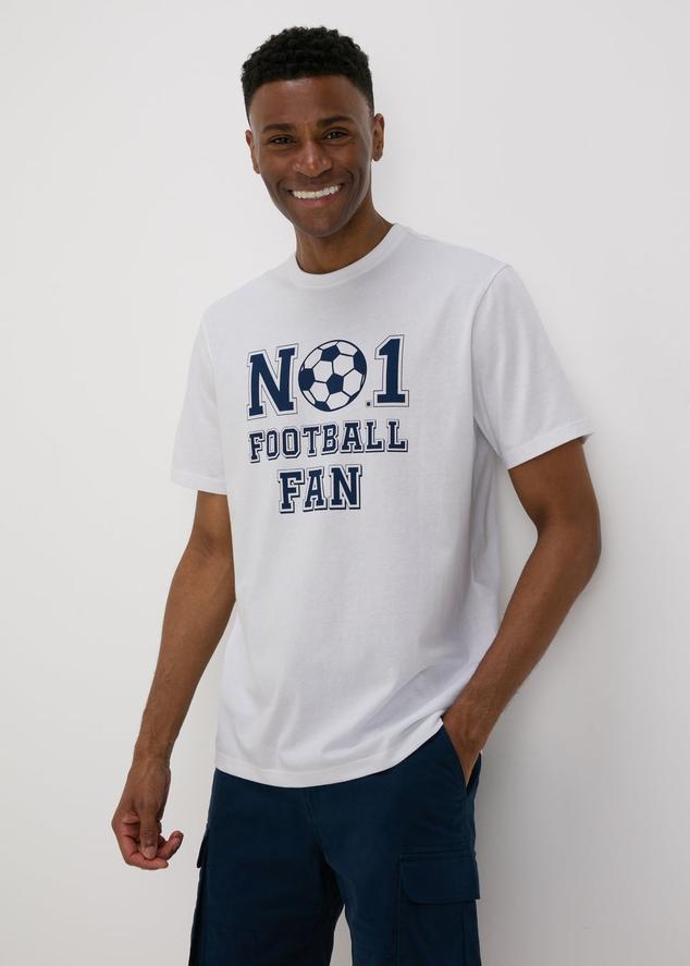 White Football Fan T-Shirt offers at £3.5 in Matalan
