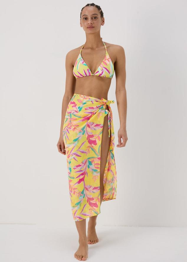 Multicolour Leaf Print Sarong offers at £4.5 in Matalan