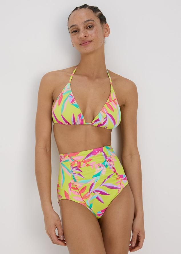 Multicolour Leaf Print Shapewear Bikini Bottoms offers at £3.5 in Matalan