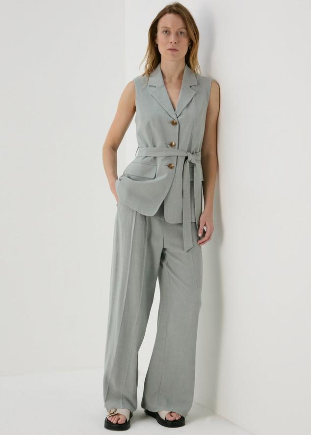 Et Vous Sage Wide Leg Linen Trousers offers at £7 in Matalan