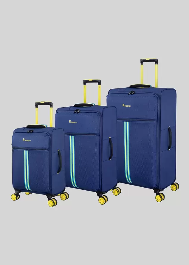 IT Luggage Blue Soft Suitcase offers at £320040 in Matalan