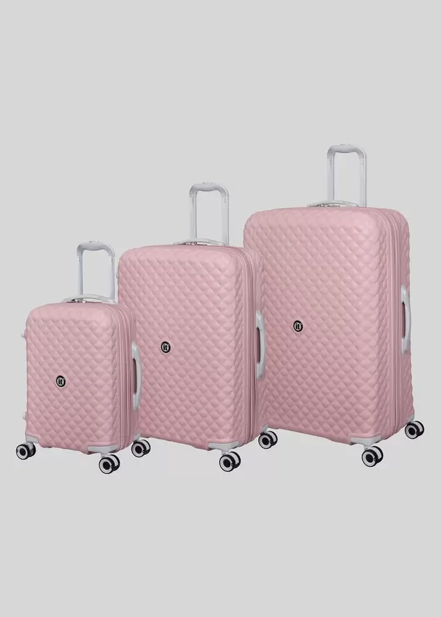 IT Luggage Mauve Quilted Suitcase offers at £416060 in Matalan