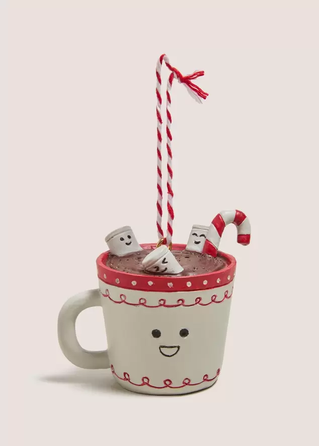 Joyful Hot Chocolate Tree Decoration offers at £2.8 in Matalan