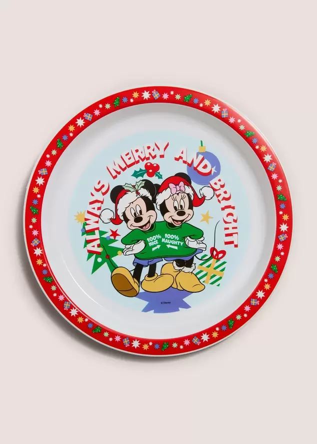 Kids Mickey & Minnie Christmas Plate offers at £2 in Matalan