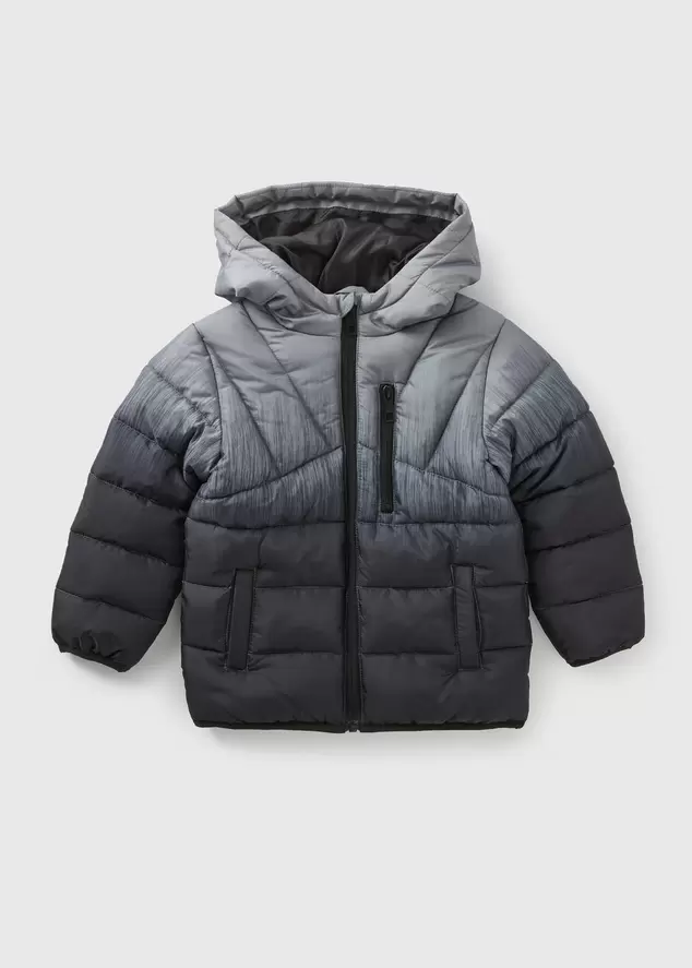 Boys Black Ombre Padded Coat (1-7yrs) offers at £135015 in Matalan