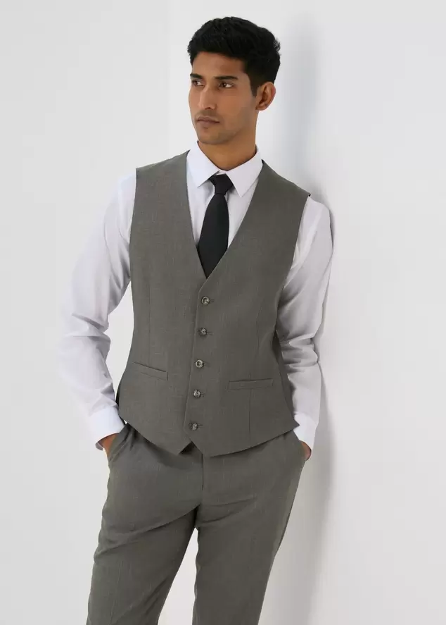 Taylor & Wright Elton Green Slim Fit Waistcoat offers at £8 in Matalan