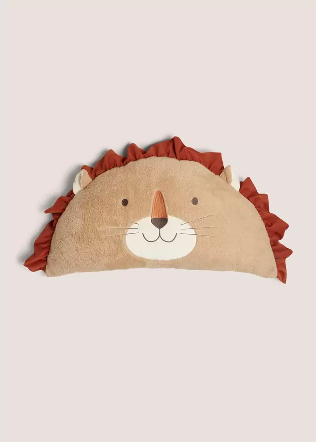 Beige Lion Fleece Cushion (90cm x 40cm) offers at £6 in Matalan