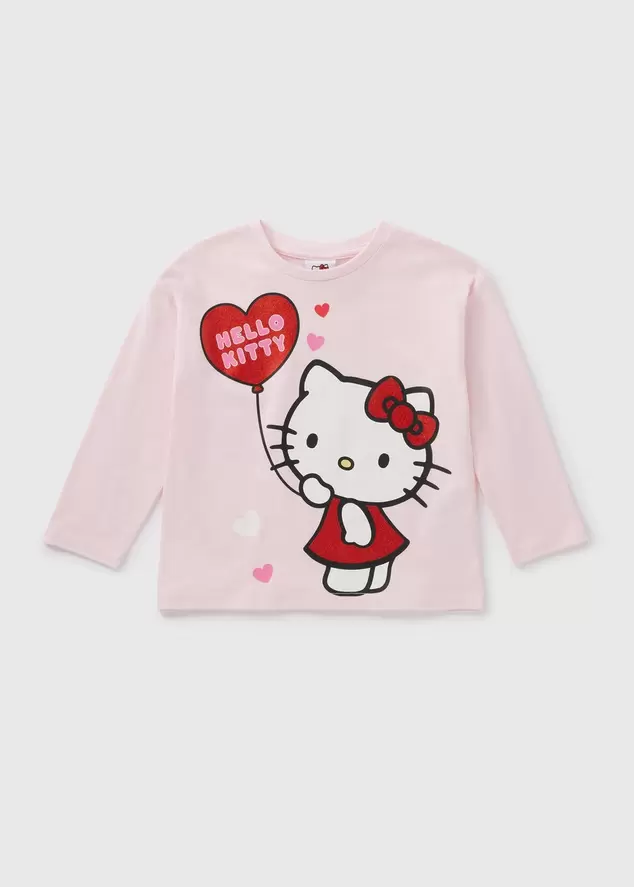 Hello Kitty Kids Pink Long Sleeved T-Shirt (1-7yrs) offers at £3504 in Matalan