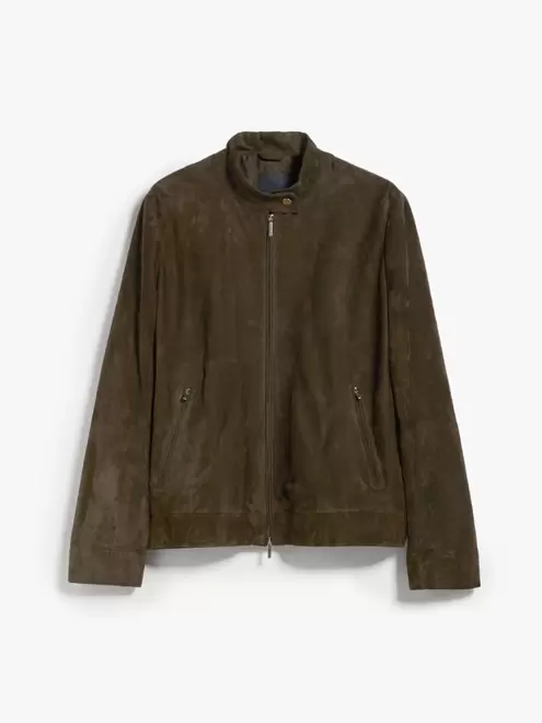 Suede biker jacket offers at £1110 in MaxMara