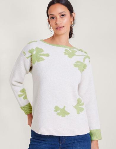 Pia Pattern Jumper Ivory offers at £28 in Monsoon