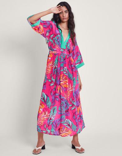 Aura Maxi Dress Pink offers at £63.75 in Monsoon