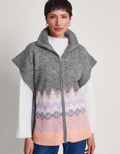 Zia Fair Isle Poncho offers at £26 in Monsoon