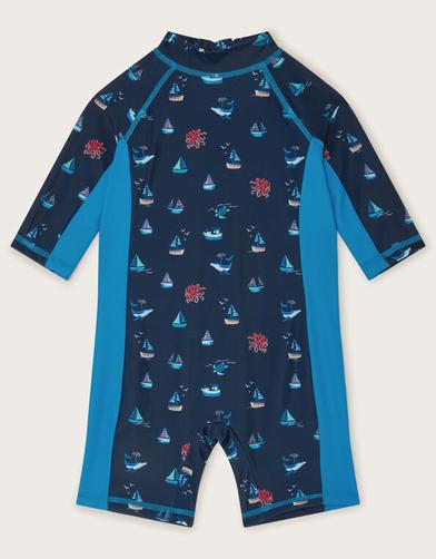Baby Sailboats Swimsuit Blue offers at £6.9 in Monsoon