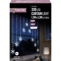 Snowflake Curtain Light - 1.2M offers at £29.99 in Notcutts Garden Centre