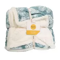 Sea Green Irwine Supersoft Sherpa Fleece Throw offers at £14.99 in Notcutts Garden Centre