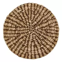 Walton & Co Circular Hyacinth Placemat - Dark Brown offers at £10.99 in Notcutts Garden Centre