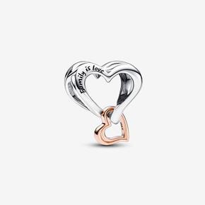 Two-tone Openwork Infinity Heart Charm offers at £25 in Pandora