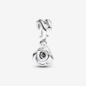 Rose in Bloom Dangle Charm offers at £25 in Pandora