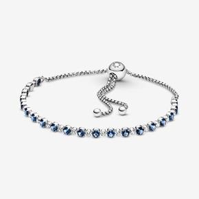 Blue and Clear Sparkle Slider Bracelet offers at £60 in Pandora