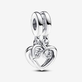 Forever & Always Splittable Dangle Charm offers at £60 in Pandora