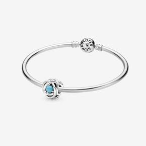 December Birthstone Eternity Circle Bangle Gift Set offers at £70 in Pandora