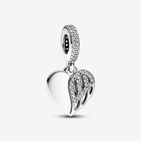 Heart & Angel Dangle Charm offers at £30 in Pandora