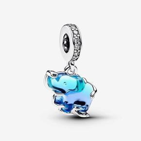 Blue Murano Glass Elephant Dangle Charm offers at £55 in Pandora