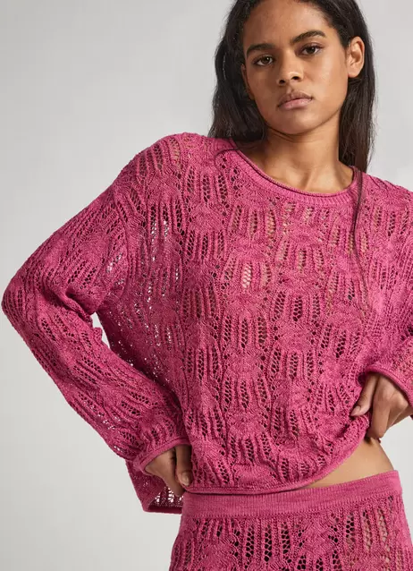 OPEN KNIT JUMPER offers at £70 in Pepe Jeans