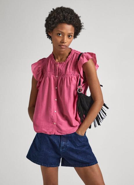 PLEATED DETAIL BLOUSE offers at £70 in Pepe Jeans