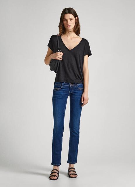 LOW-RISE SLIM FIT JEANS - VENUS offers at £85 in Pepe Jeans