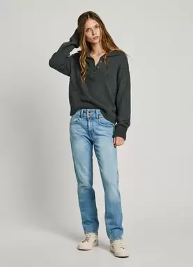 MID-RISE SLIM FIT JEANS - GEN offers at £42.5 in Pepe Jeans