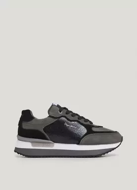 METALLIC PLATFORM TRAINERS offers at £40 in Pepe Jeans