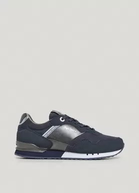 METALLIC RUNNING SHOES offers at £39.5 in Pepe Jeans