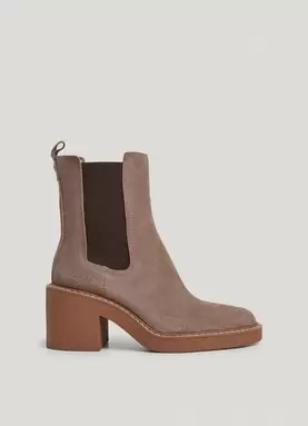 MID-HEEL SUEDE BOOTS offers at £64.5 in Pepe Jeans