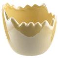 Pepco Easter Ceramic Pearl Finish Flower Pot - Yellow offers at £2 in Poundland