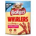 Bakers Whirlers Bacon and Cheese Dog Treats 130g offers at £1.25 in Poundland